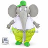 Big Fat Grey Elephant Mascot Costume