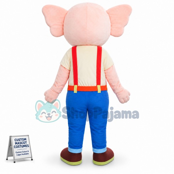  Beige Elephant Mascot Costume