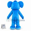 Blue Adult Elephant Mascot Costume