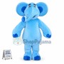 Blue Elephant Mascot Costume For Adults