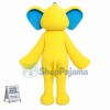 Yellow Elephant Mascot Costume