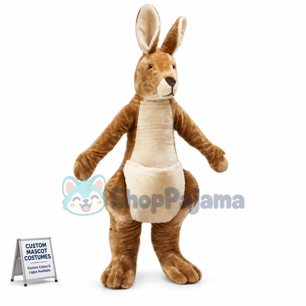  Adult Kangaroo Mascot Costume