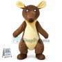 Brown & Yellow Kangaroo Mascot Costume