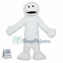Adult White Yeti Mascot Costume