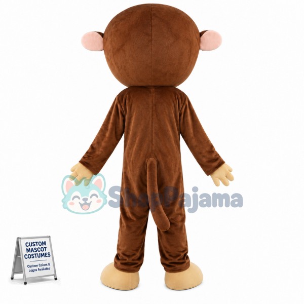 Big Head Monkey Mascot Costume