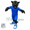  Black Sport Panther Mascot Costume