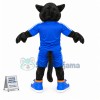  Black Sport Panther Mascot Costume