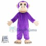 Adult Purple Gorilla Mascot Costume