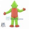Green and Brown Chimpanzee Mascot Costume