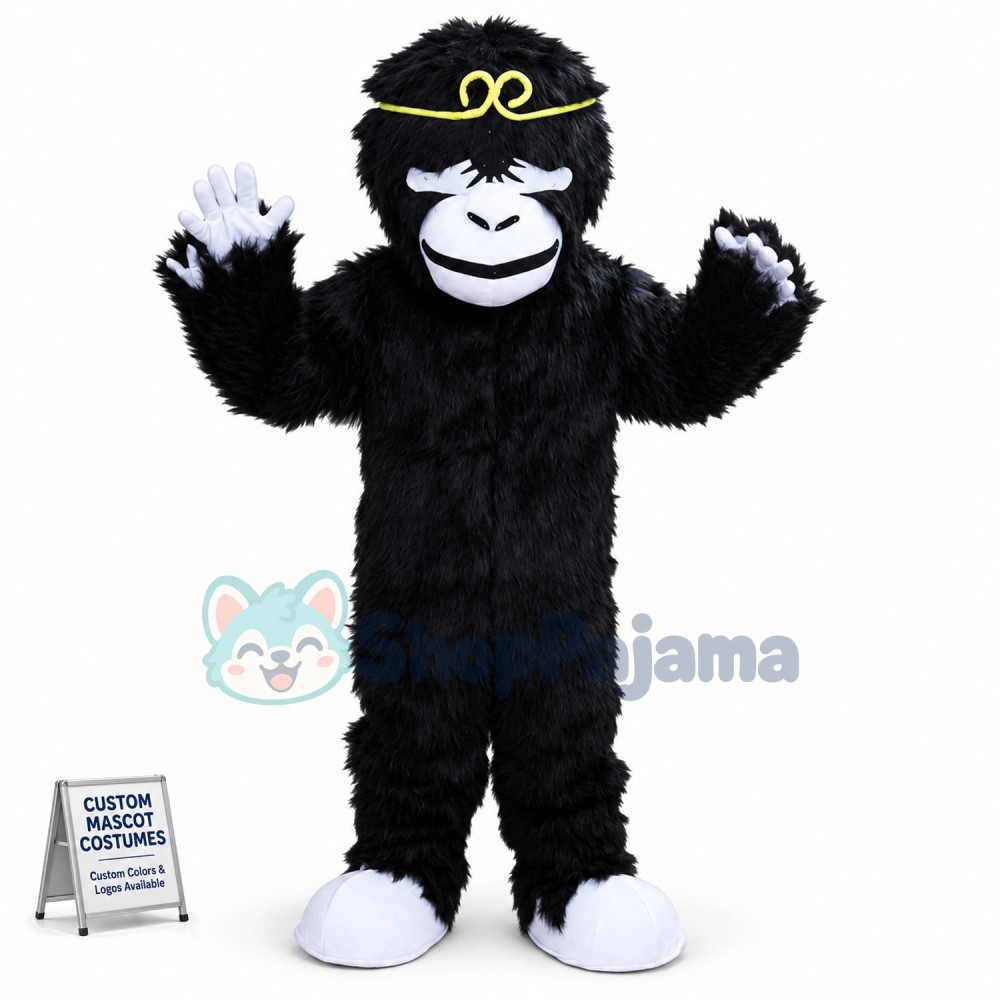 Handmade Plush Orangutan Mascot Costume