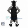 Grey Power Mustang Mascot Costume