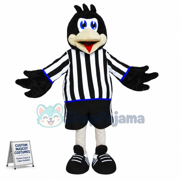 Black Bird Mascot Costume 