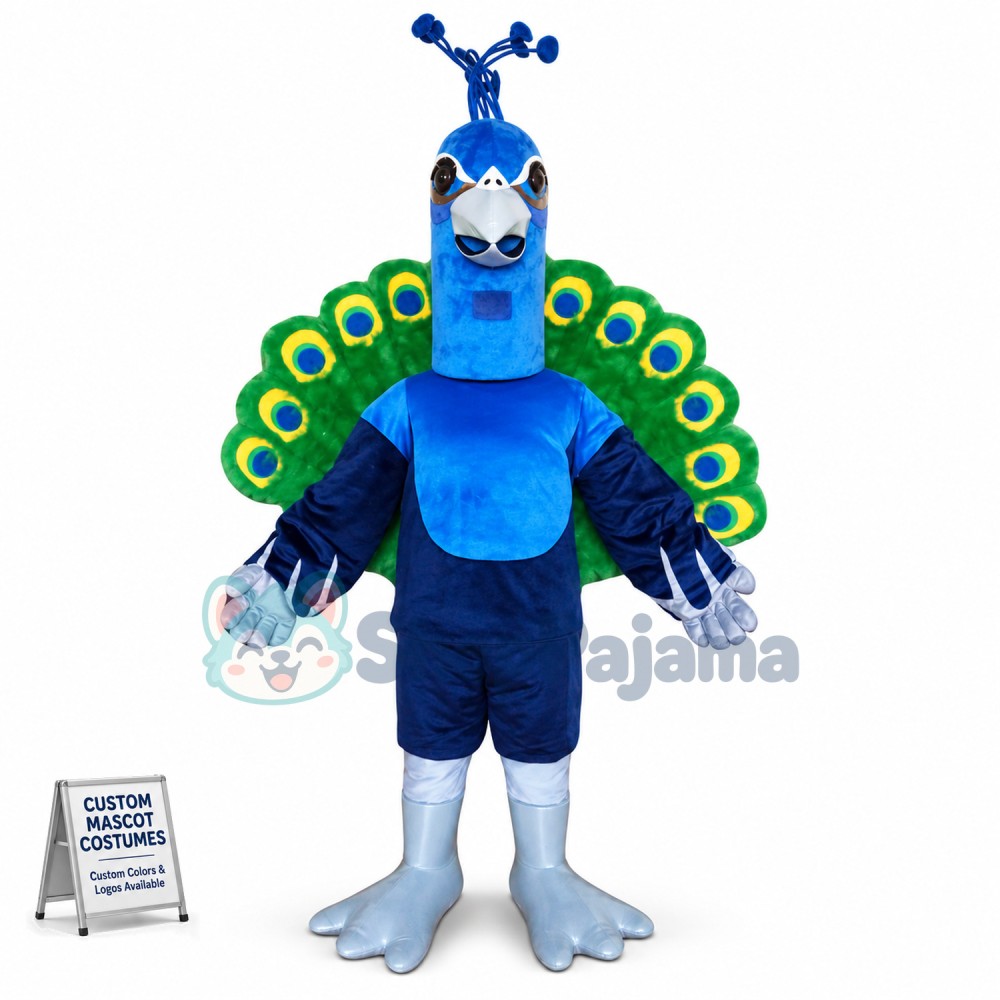 Peacock Mascot Costume