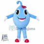 Blue Ball Mascot Costume