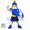 Blue Spartan Titan Trojan Mascot Costume