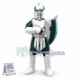 Silver Green Spartan Titan Trojan Mascot Costume