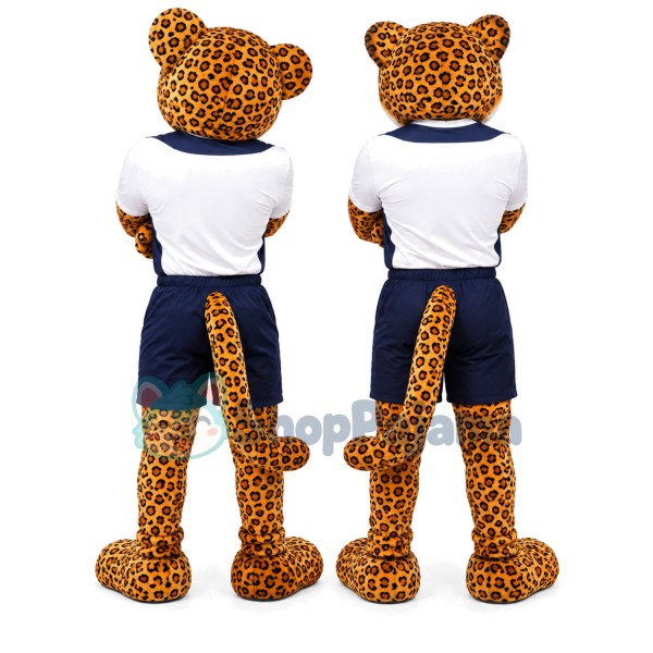 Single Power Jaguar Mascot Costume