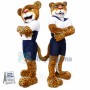 Single Power Jaguar Mascot Costume