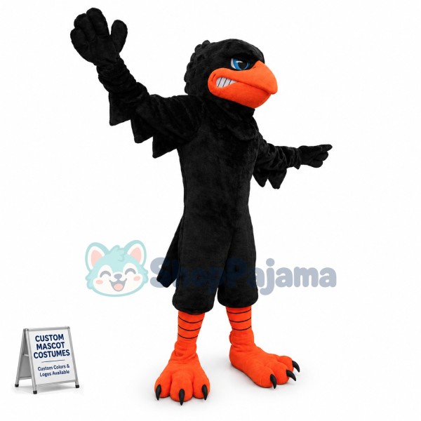 Black Crow Mascot Costume