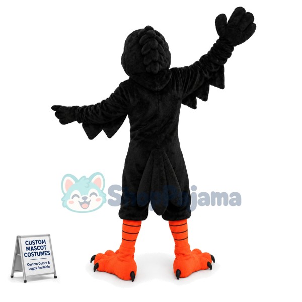 Black Crow Mascot Costume