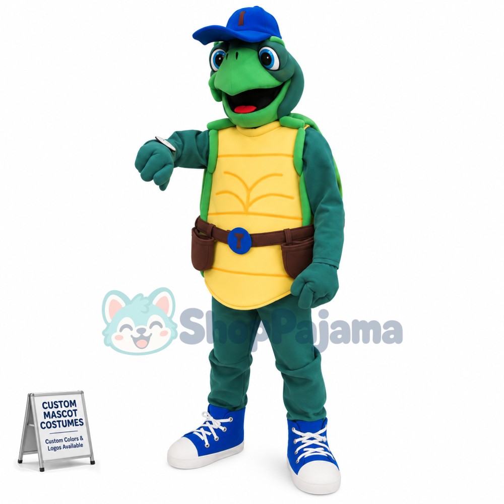Tanner Turtle Mascot Costume