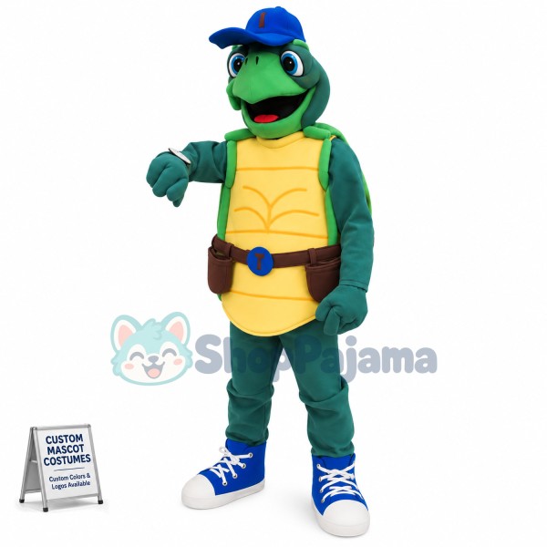 Tanner Turtle Mascot Costume