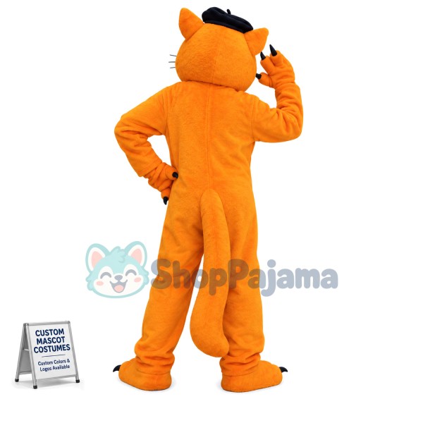 Brown Cougar Mascot Costume