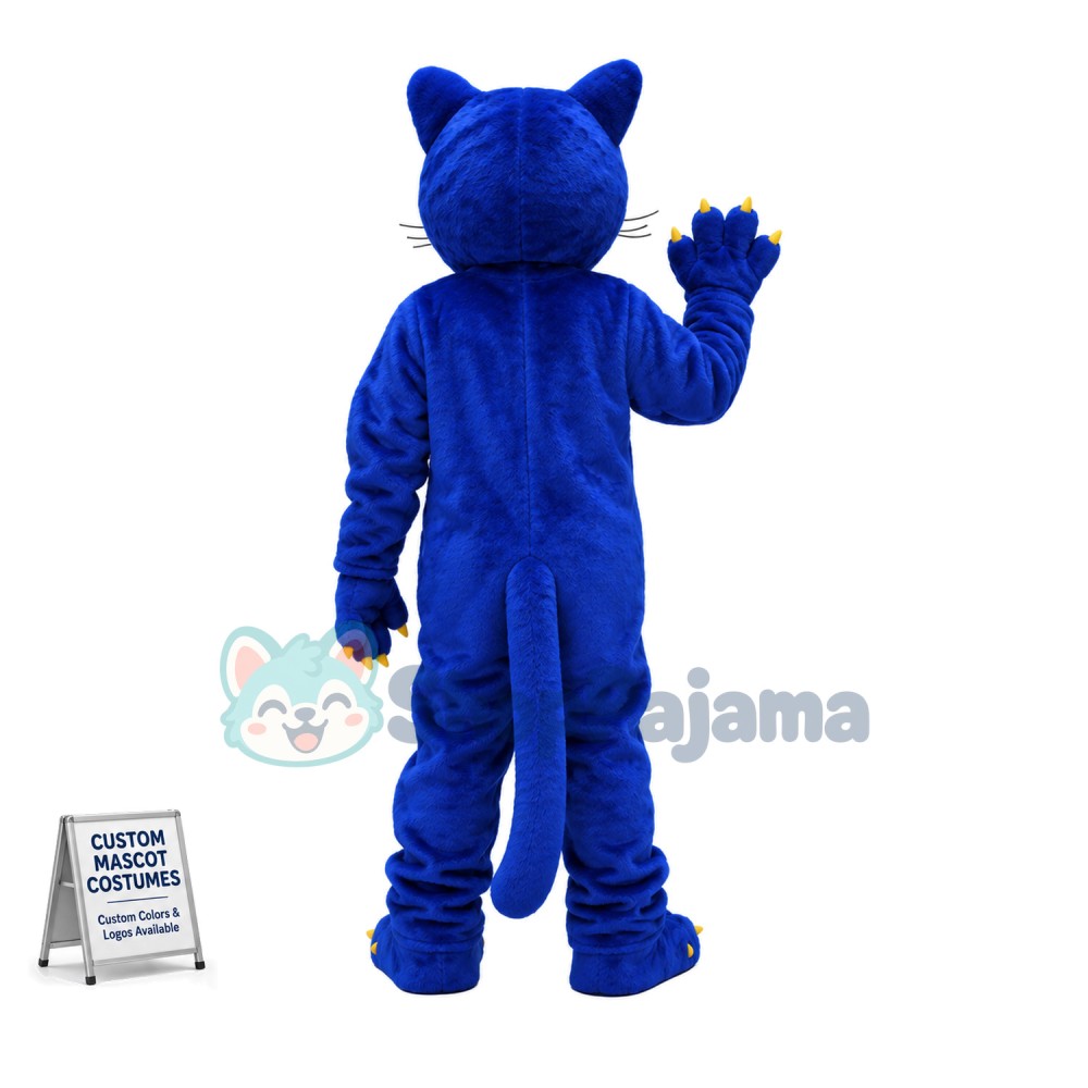 Blue Prowler Panther Mascot Costume