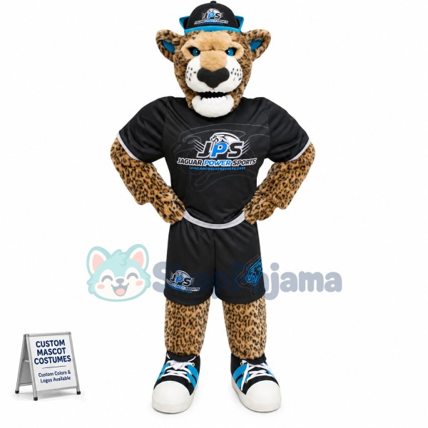 Power Sport Jaguar Mascot Costume