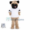 Ugly Pug Dog Mascot Costume