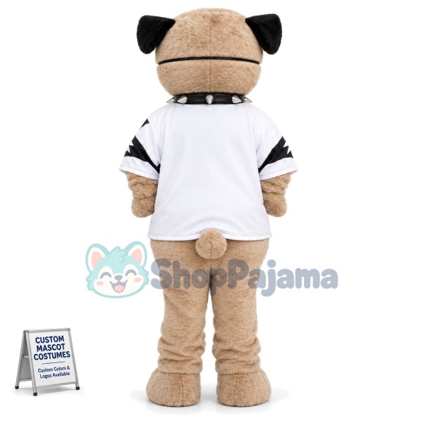 Ugly Pug Dog Mascot Costume