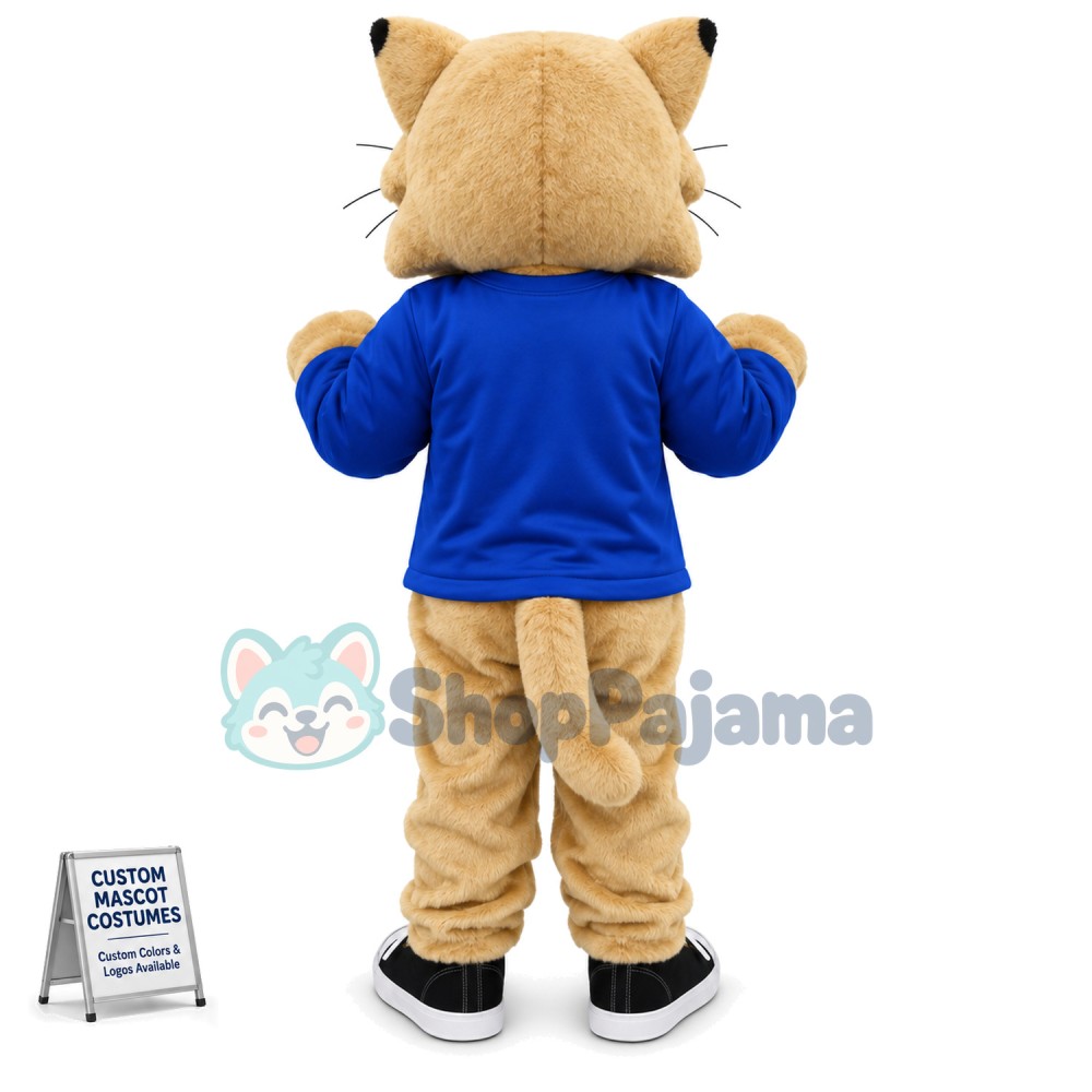 College Bobcat Mascot Costume
