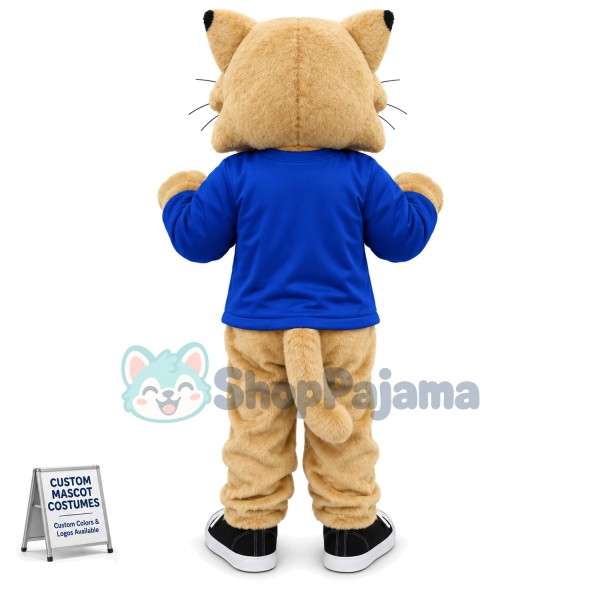 College Bobcat Mascot Costume