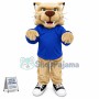 College Bobcat Mascot Costume