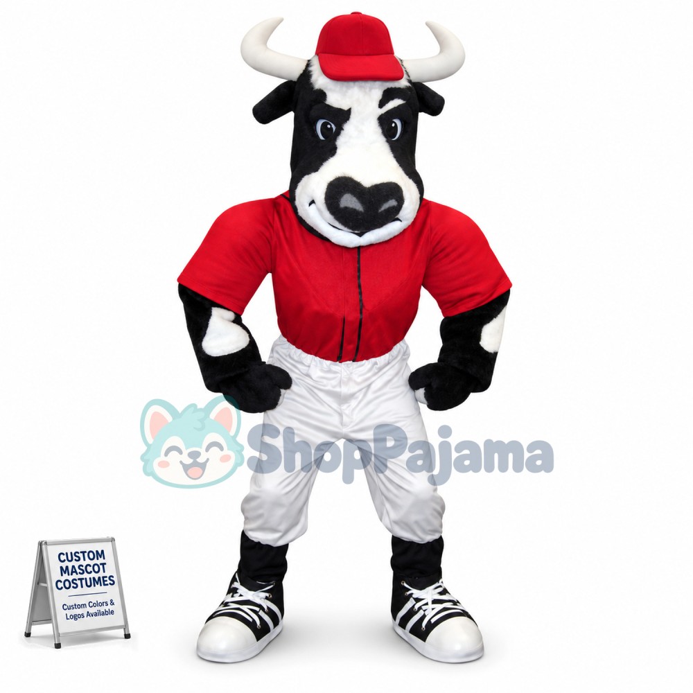 Tipper The Cow Mascot Costume