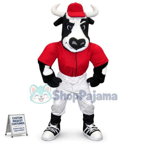 Tipper The Cow Mascot Costume