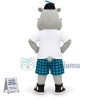 Sunny Hippo Mascot Costume