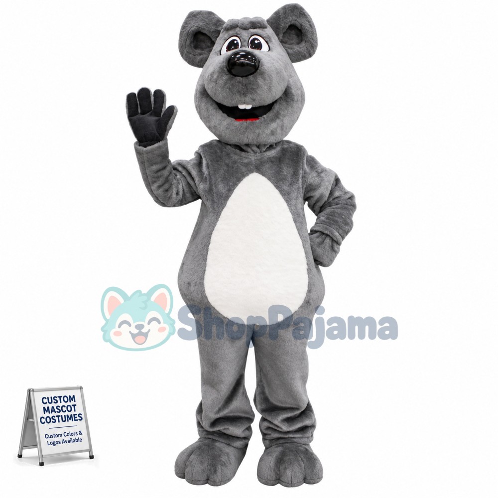 Affable Mouse Mascot Costume