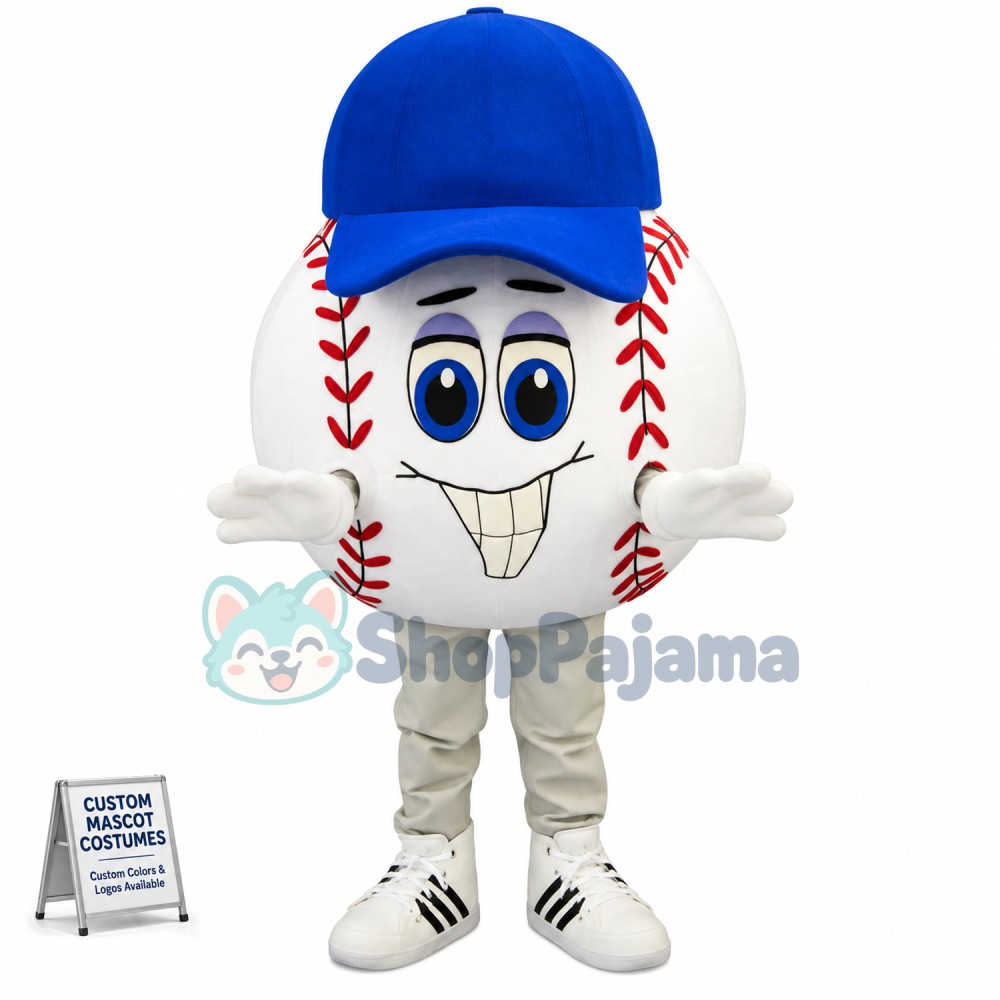 University Baseball Mascot Costume