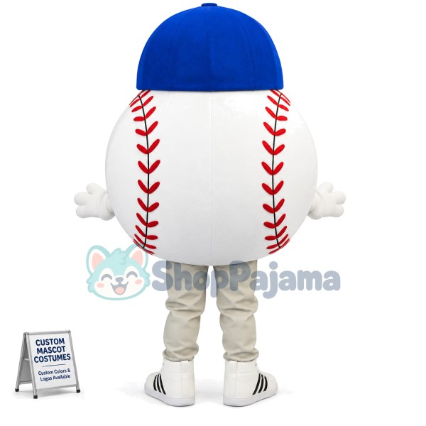University Baseball Mascot Costume
