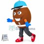 American Football Mascot Costume