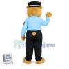 Policeman Bear Mascot Costume