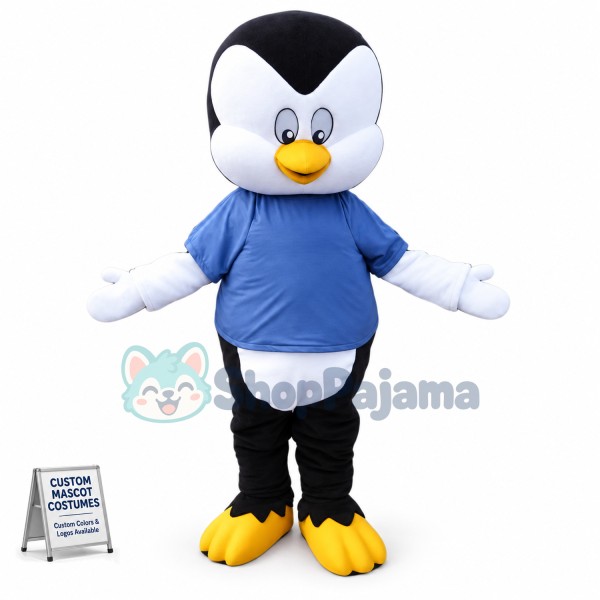 University Penguin Mascot Costume
