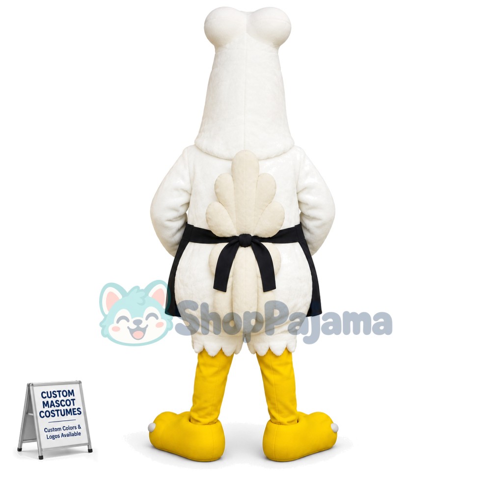 White Chicken Mascot Costume