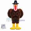 Pink Head Turkey Mascot Costume