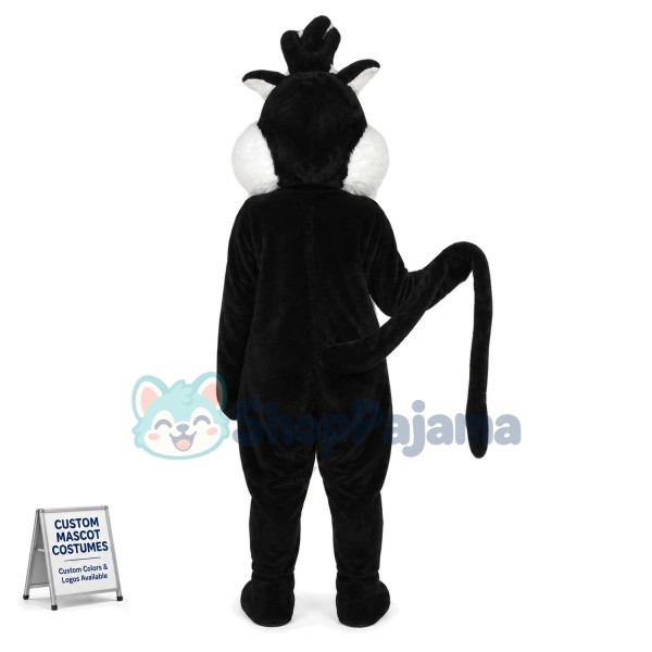 Black Cat Mascot Costume