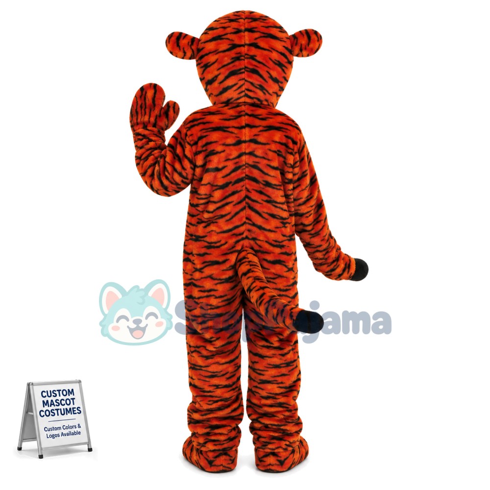 Bouncy Tiger Mascot Costume