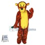Bouncy Tiger Mascot Costume
