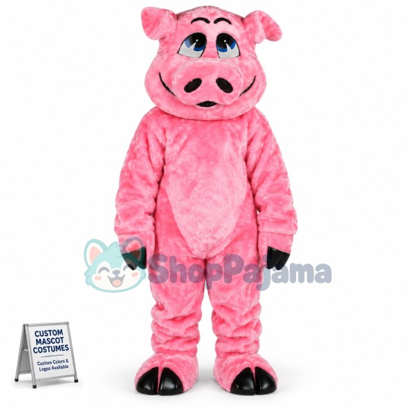 Beautiful Pink Pig Mascot Costume