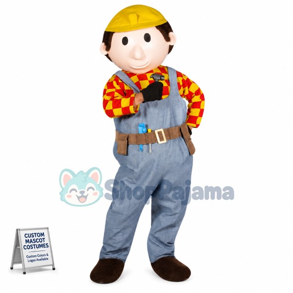 Builder Buddy Mascot Costume